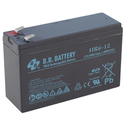 

Аккумуляторная батарея для ИБП B.B.Battery HR6-12, 12V, 6Ah, HR6-12