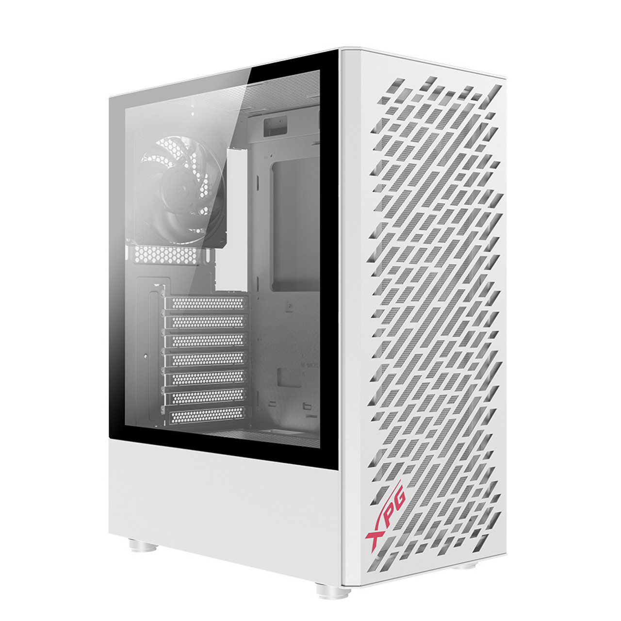 

Корпус Adata XPG Valor Air, ATX, Midi-Tower, 2xUSB 3.2, белый, без БП (VALORAIRMT-WHCWW), XPG Valor Air