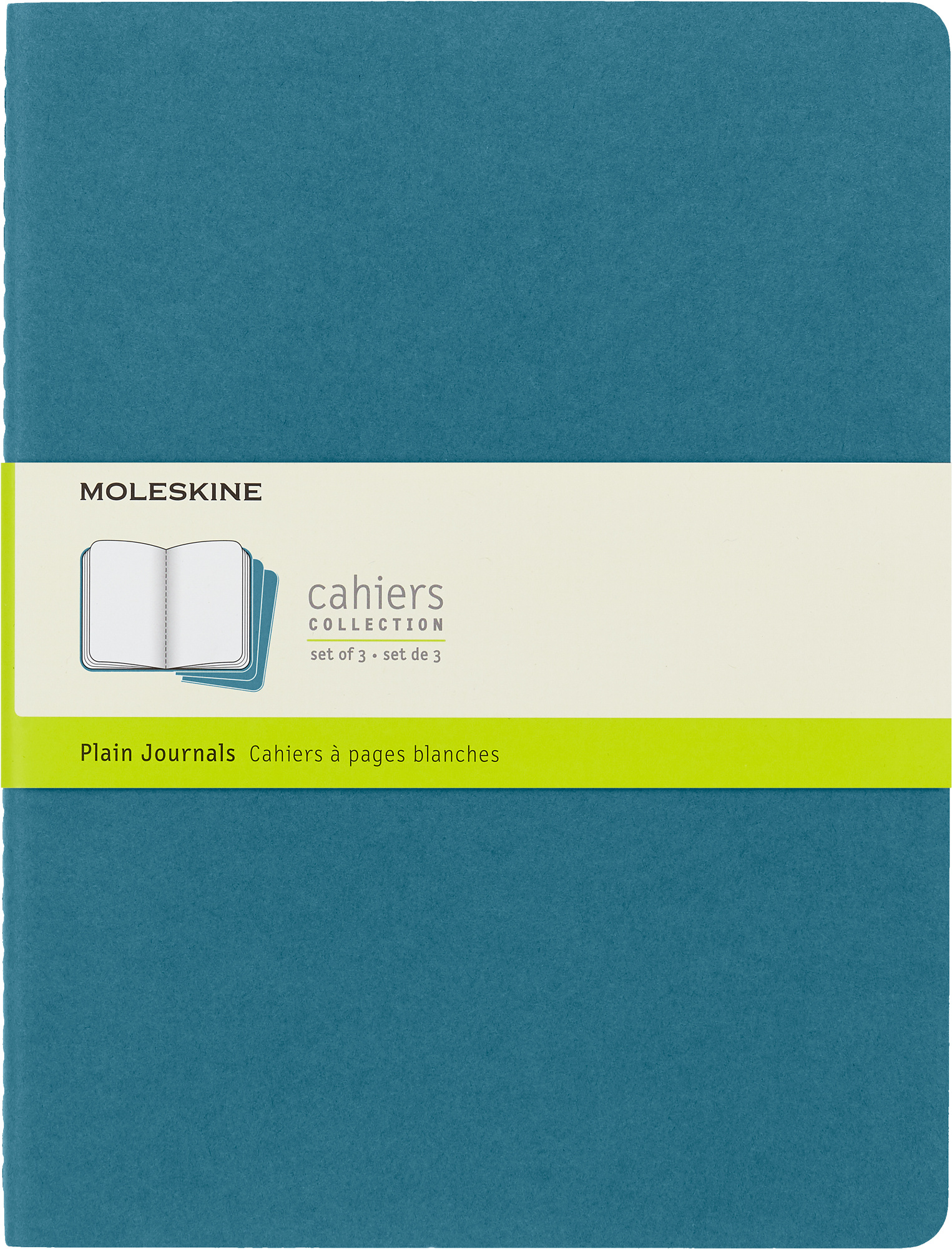 

Блокнот Moleskine CAHIER JOURNAL, 190х250мм, без линовки, 120 листов, голубой (CH023B44) (1шт.)