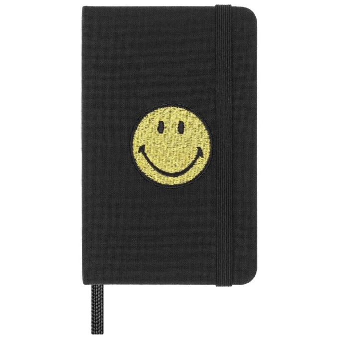 

Блокнот Moleskine LE SMILEY, 65x105мм, без линовки, 160 листов, черный (LESMILEYXSPLANCLT) (1шт.)