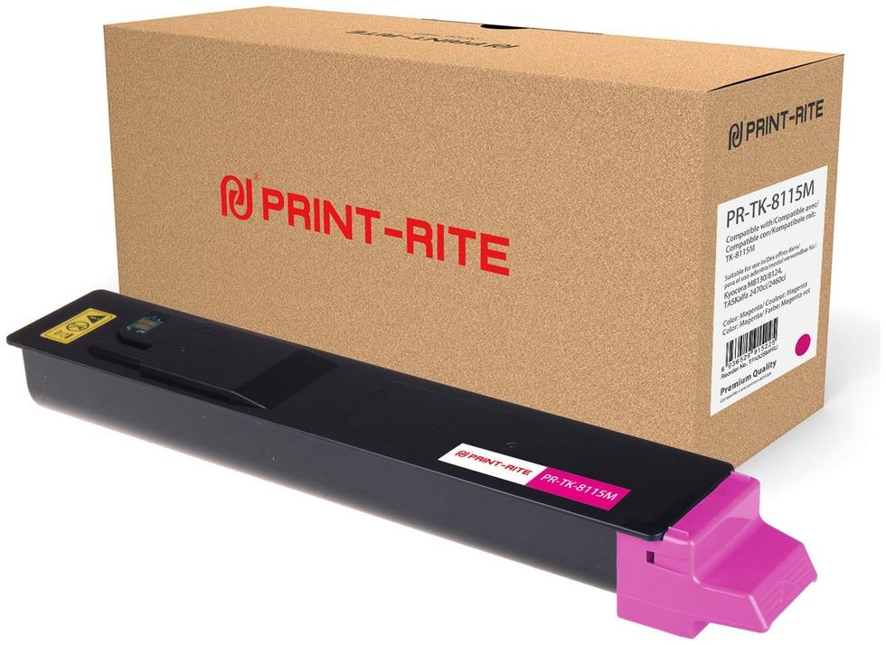 

Картридж лазерный Print-Rite PR-TK-8115M (TK-8115M/1T02P3BNL0), пурпурный, 6000 страниц, совместимый для Kyocera Mita Ecosys M8124cidn/M8130cidn