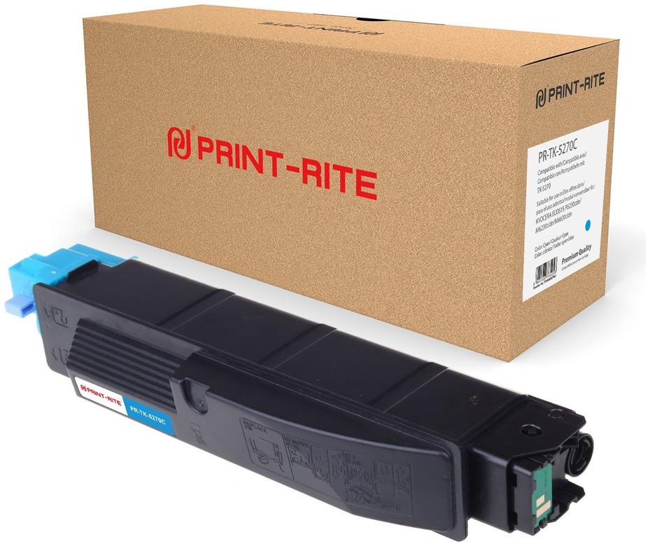

Картридж лазерный Print-Rite PR-TK-5270C (TK-5270C/1T02TVCNL0), голубой, 6000 страниц, совместимый для Kyocera Ecosys M6230cidn M6230, M6630cidn M6630, P6230cdn P6230