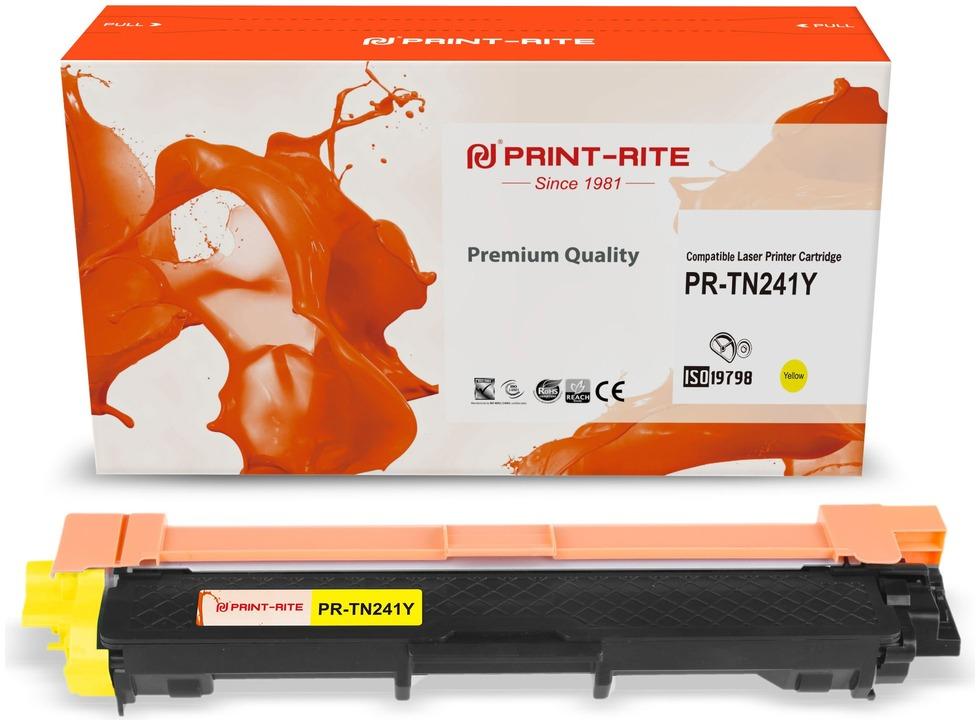 

Картридж лазерный Print-Rite PR-TN241Y (TN-241Y), желтый, 1400 страниц, совместимый для Brother DCP-9020, HL-3140, HL-3150, HL-3170, MFC-9140, MFC-9330