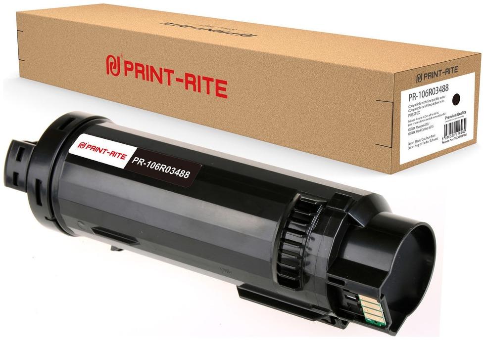 

Картридж лазерный Print-Rite PR-106R03488 (106R03488), черный, 5500 страниц, совместимый для Xerox Phaser 6510/WC6515