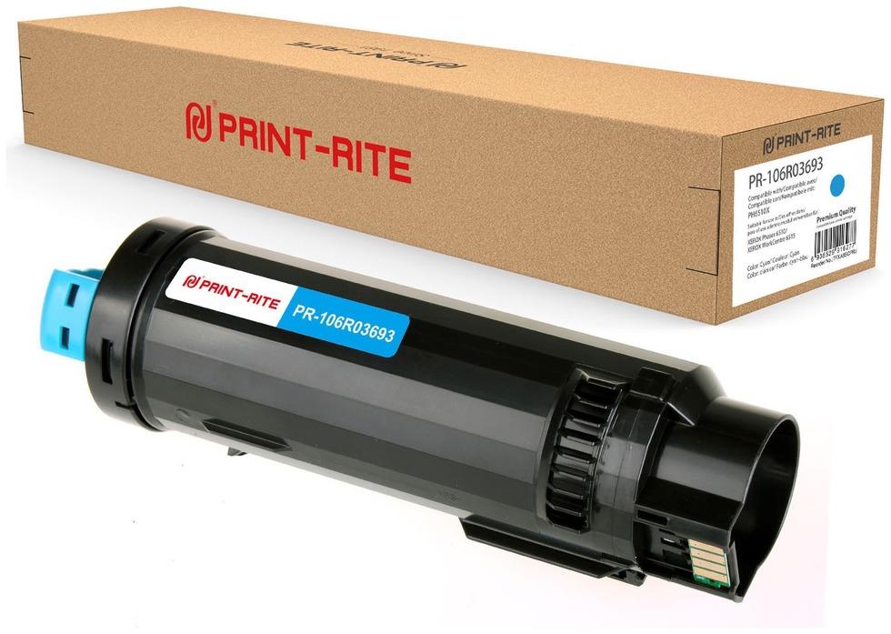 

Картридж лазерный Print-Rite PR-106R03693 (106R03693), голубой, 4300 страниц, совместимый для Xerox Phaser 6510/WC6515