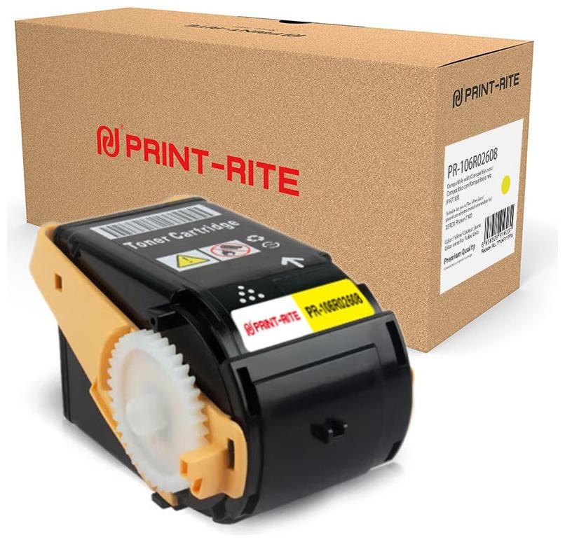 

Картридж лазерный Print-Rite PR-106R02608 (106R02608), желтый, 4500 страниц, совместимый для Xerox Phaser 7100/7100N/7100DN