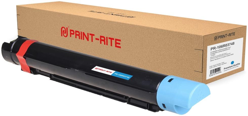 

Картридж лазерный Print-Rite PR-106R03748 (106R03748), голубой, 11800 страниц, совместимый для Xerox VersaLink C7020/C7025/C7030