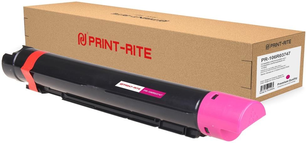 

Картридж лазерный Print-Rite PR-106R03747 (106R03747), пурпурный, 11800 страниц, совместимый для Xerox VersaLink C7020/C7025/C7030