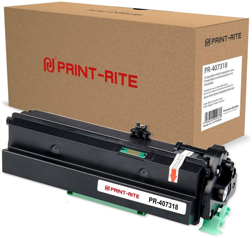 

Картридж лазерный Print-Rite PR-407318 (SP 4500HE/407318), черный, 12000 страниц, совместимый для Ricoh Aficio SP 4510DN/SP 4510SF