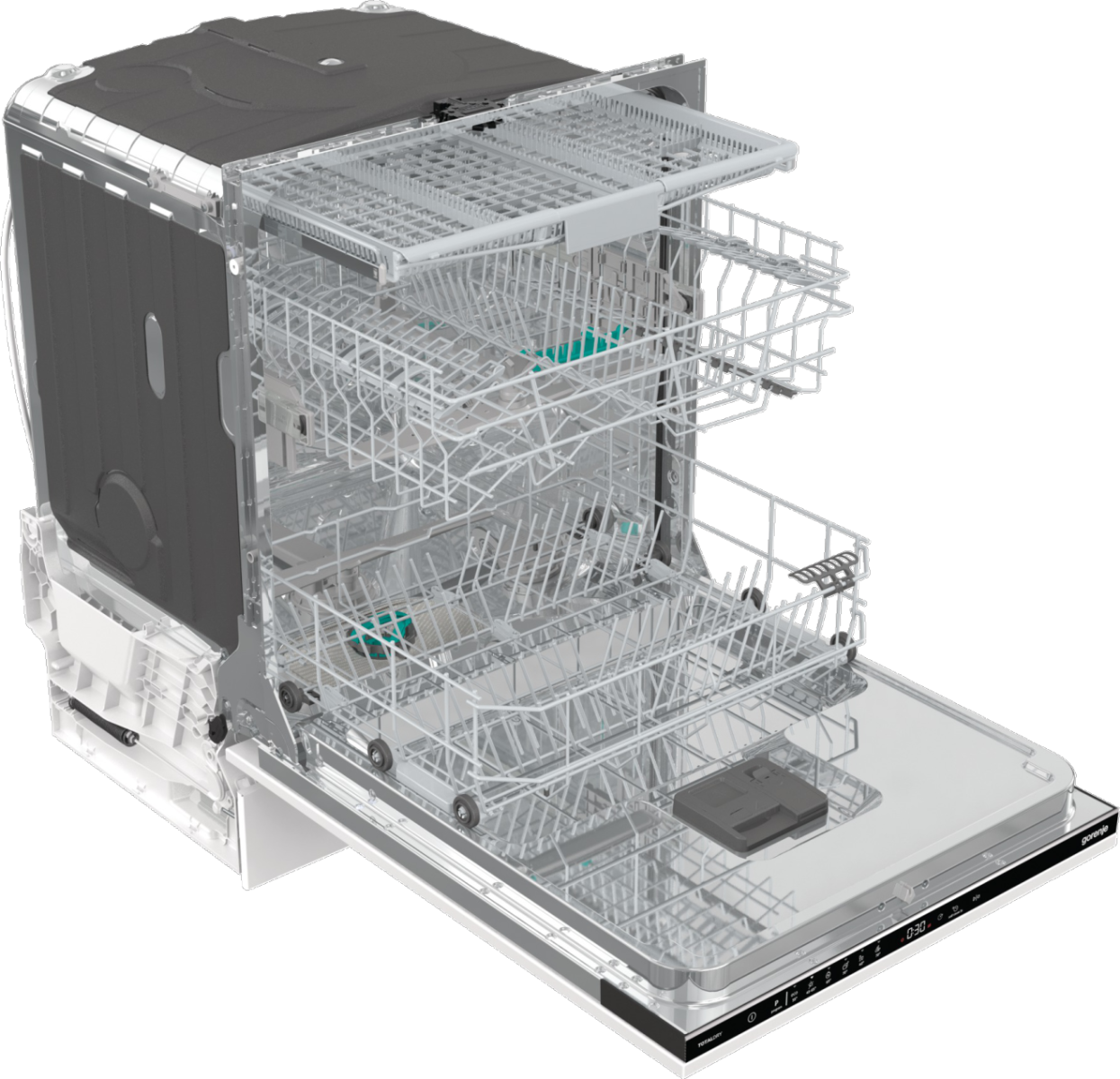 Посудомоечная машина встраиваемая полноразмерная Gorenje GV643D60, белый  (GV643D60), 1137166 купить по цене 52200 руб в Новосибирске в  интернет-магазине e2e4