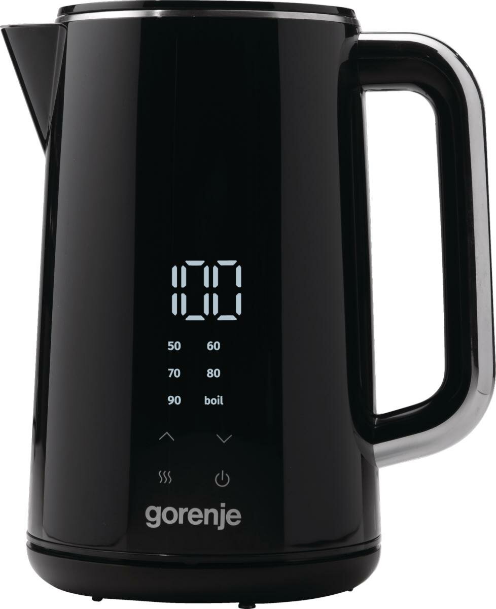 

Чайник Gorenje K17DWD 1.7л. 2200Вт, пластик, черный (K17DWD), K17DWD