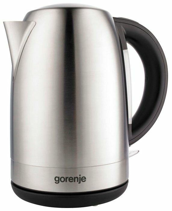 

Чайник Gorenje K17FEII 1.7л. 1850Вт, металл/пластик, серебристый (K17FEII), K17FEII