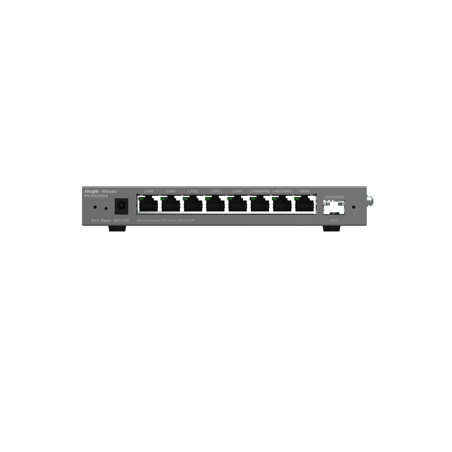 

Маршрутизатор Reyee (Ruijie) EG200G Series RG-EG209GS, LAN: 7x1 Гбит/с SFP 1x1 Гбит/с, WAN 1x1 Гбит/с (RG-EG209GS), RG-EG209GS