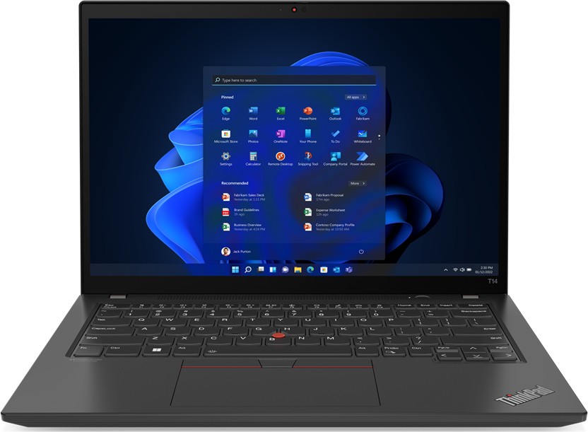 Ноутбук 14" Lenovo ThinkPad T14 G3, черный (21AH00BQUS)