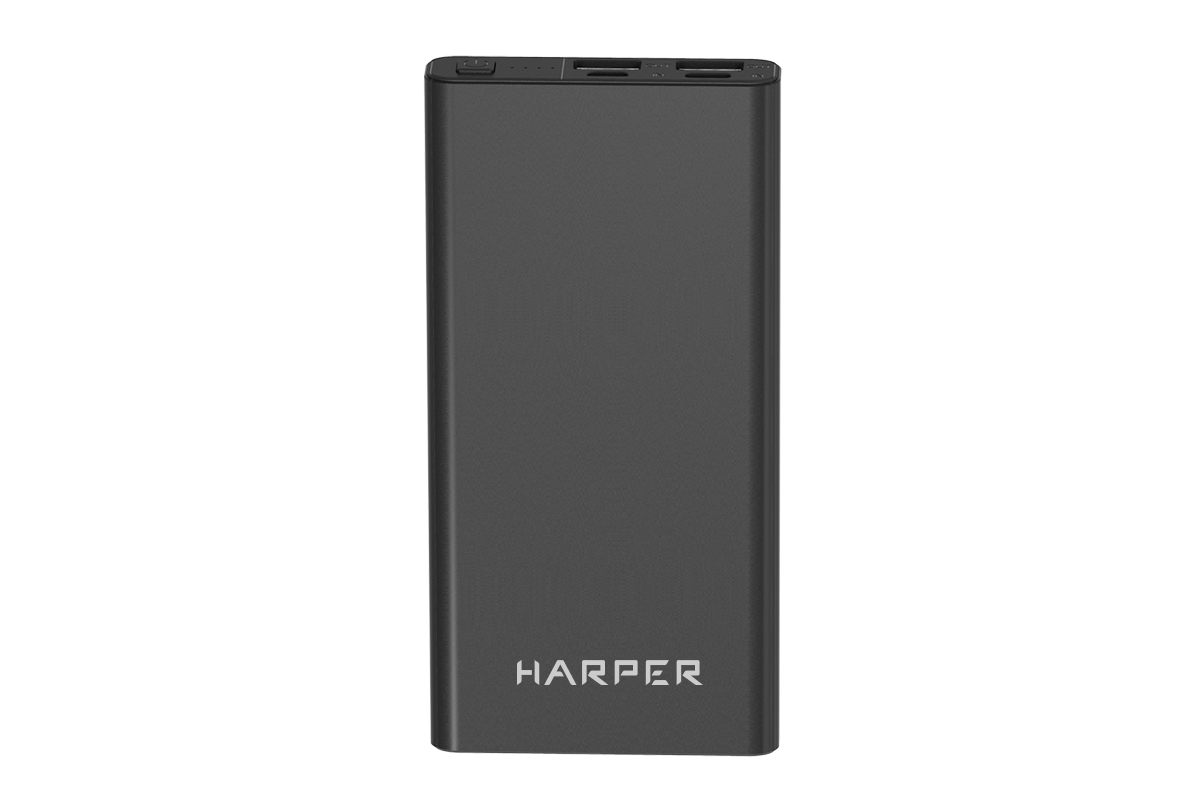 

Портативный аккумулятор (Powerbank) HARPER PB-10031, 10000mAh, 2xUSB, 2A, QC, черный/бежевый (H00002860), PB-10031
