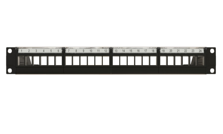 

Патч-панель в шкаф 19" 1U, неукомплектованная, порты: 24 x RJ-45, органайзер, черный, PPBL6-19-24-RM, Hyperline (PPBL6-19-24-RM), PPBL6-19-24-RM