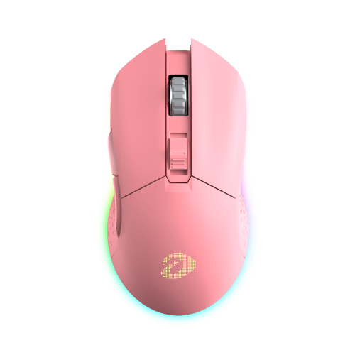 

Мышь беспроводная/проводная Dareu EM901, 6000dpi, оптическая лазерная, USB Type-C/радиоканал, розовый (EM901 Pink), EM901