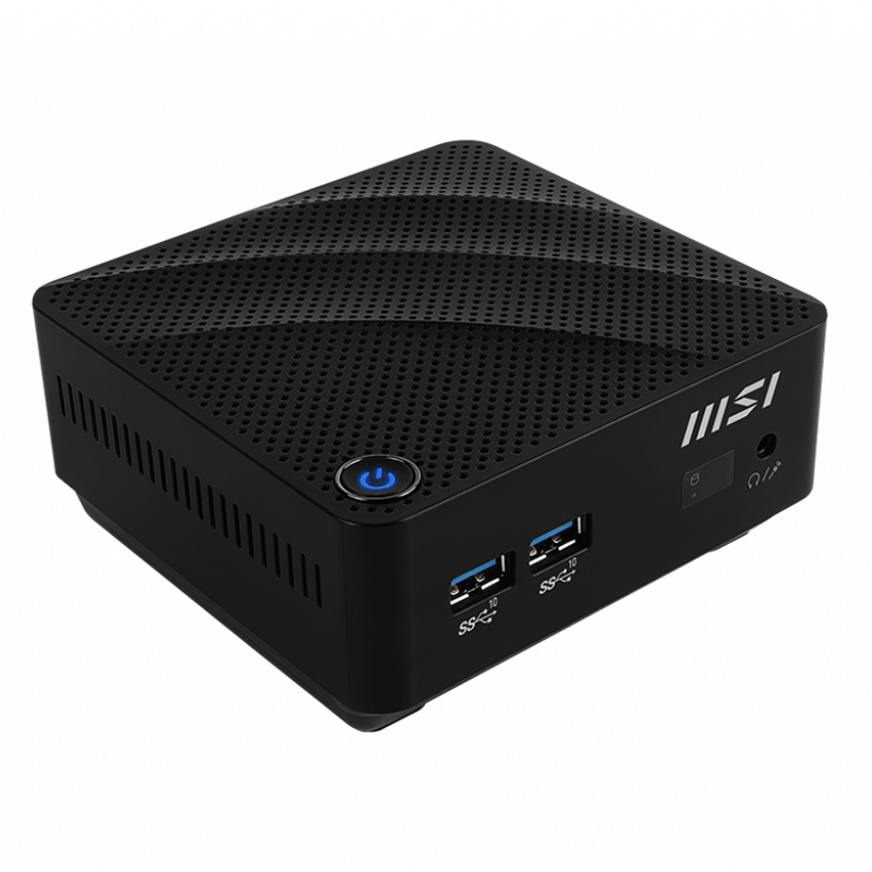

Неттоп-платформа MSI Cubi N JSL-043BRU, Intel Pentium Silver N6000 1.1 ГГц 2xDDR4, WiFi, BT, черный (936-B0A111-063), JSL-043BRU