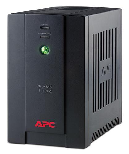 ИБП APC Back-UPS RS, 1100VA, 660W, EURO, розеток - 4, черный (BX1100CI-RS) б/у, с внутреннего использования, установленны новые АКБ, без комплекта