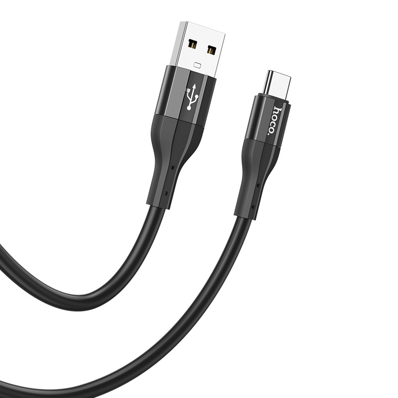 

Кабель USB-USB Type-C, 3A, 1м, черный HOCO X72 (6931474761798), X72