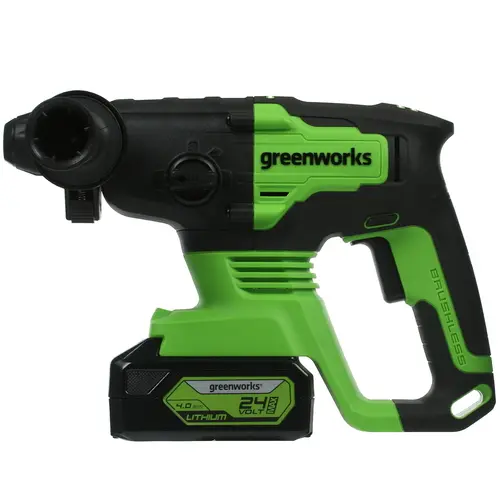 Перфоратор GREENWORKS GD24SDS2K4, SDS-Plus
