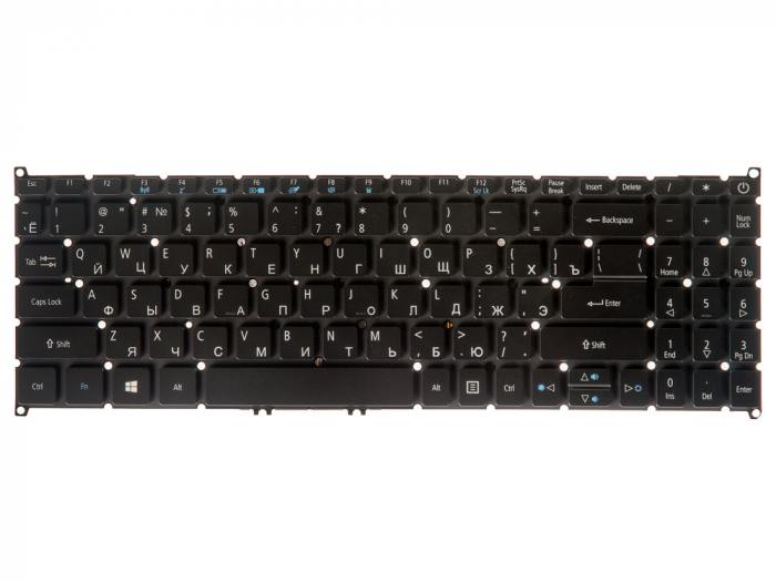 

Клавиатура для ноутбука Acer Swift 3 SF315, SF315-51G N17P4 черная с подсветкой (770059), Черный, Нет данных