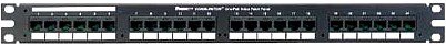 

Патч-панель 1U, неукомплектованная, порты: 24 x RJ-45, черный, VP24382TV25Y, PANDUIT (VP24382TV25Y), VP24382TV25Y
