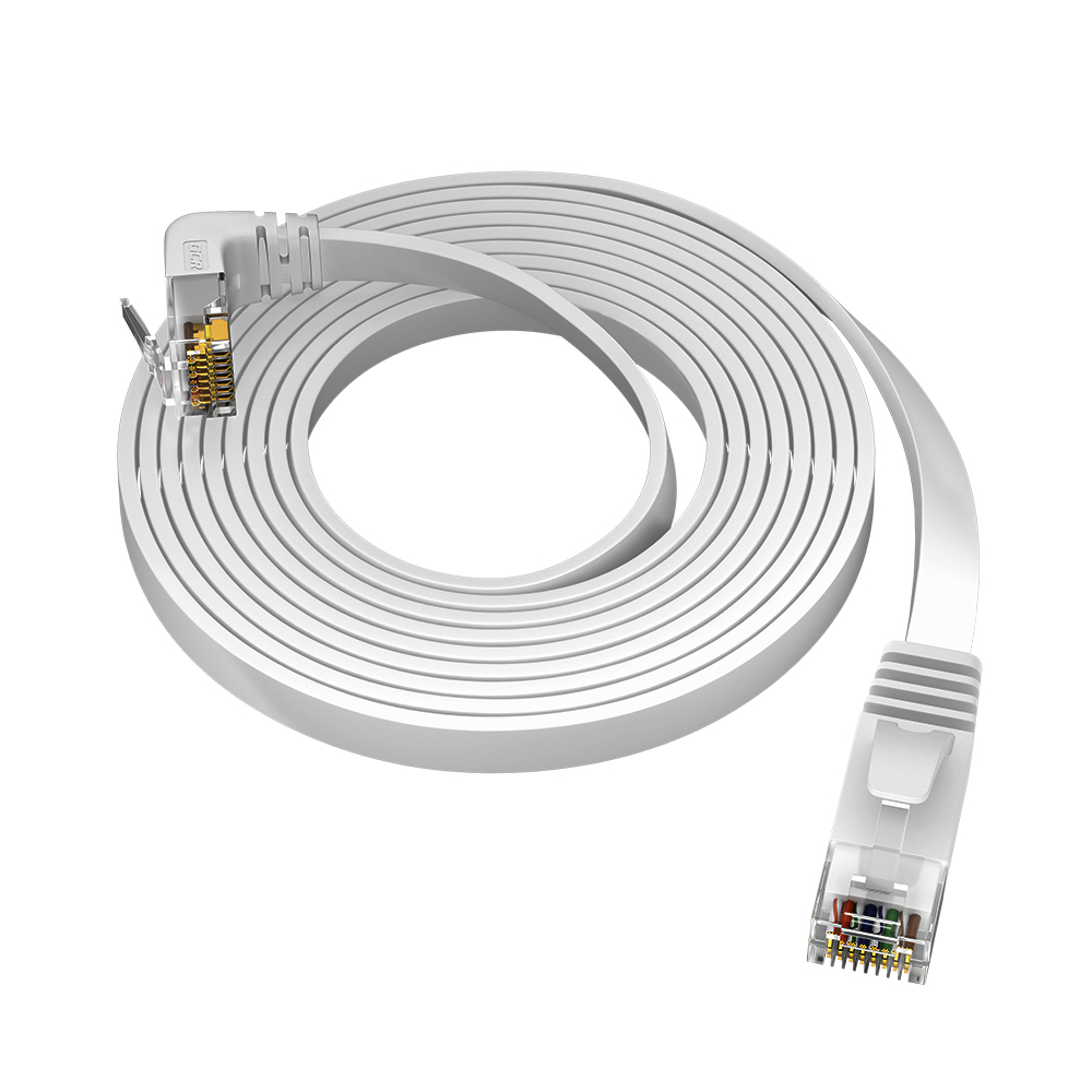 

Патч-корд UTP кат.6, 3м, RJ45-RJ45, белый, CU, плоский, Greenconnect PROF GCR-54656 (GCR-54656), GCR-54656