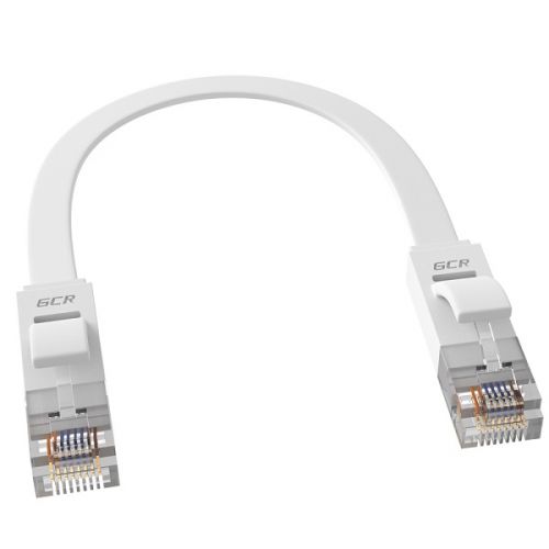 

Патч-корд UTP кат.6, 0.15м, RJ45-RJ45, белый, CU, плоский, Greenconnect PROF GCR-51783 (GCR-51783), GCR-51783