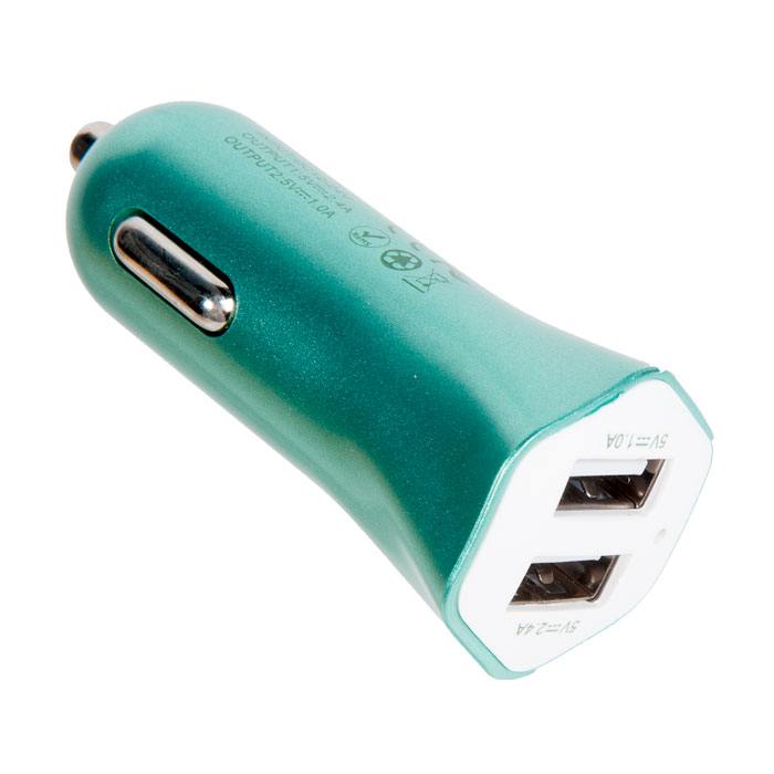 

Автомобильное зарядное устройство Remax RCC204, 2xUSB, 2.4А, голубой (764960), RCC204