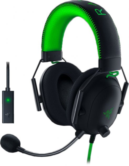 

Проводная гарнитура Razer Blackshark V2 Special Edition, черный/зеленый (RZ04-03230200-R3M1), Blackshark V2 Special Edition