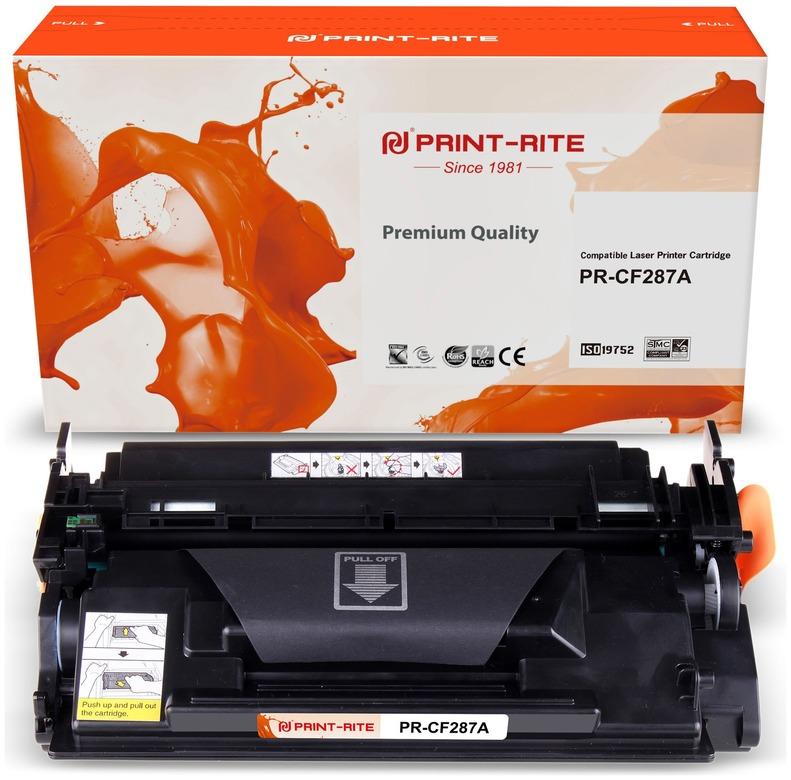 

Картридж лазерный Print-Rite PR-CF287A (№87A/CF287A), черный, 9000 страниц, совместимый для LaserJet Enterprise M506dn / M506x / M527dn / M527f / M527c, LaserJet Pro M501n
