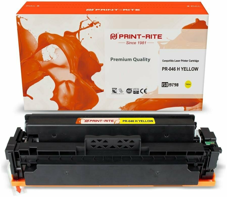 

Картридж лазерный Print-Rite PR-046 H YELLOW (046HY/1251C002), желтый, 5000 страниц, совместимый для Canon LBP 653Cdw/654Cx/MF732Cdw/734Cdw/735Cx