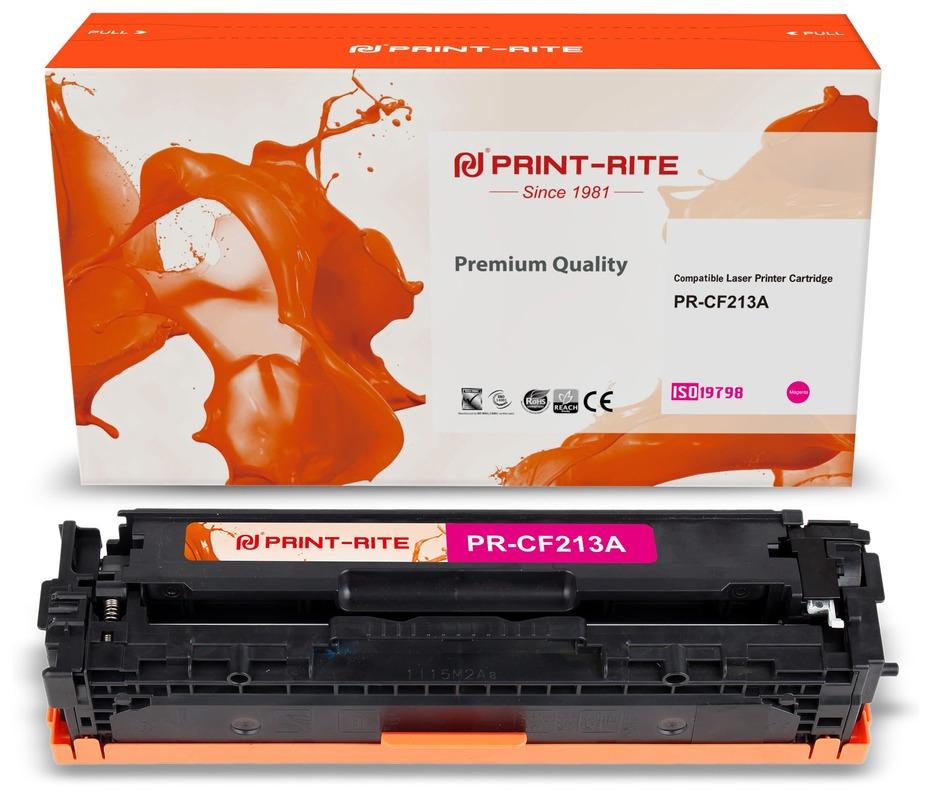 

Картридж лазерный Print-Rite PR-CF213A (№131A/CF213A), пурпурный, 1800 страниц, совместимый для LJ Pro 200 M251 MFP M276