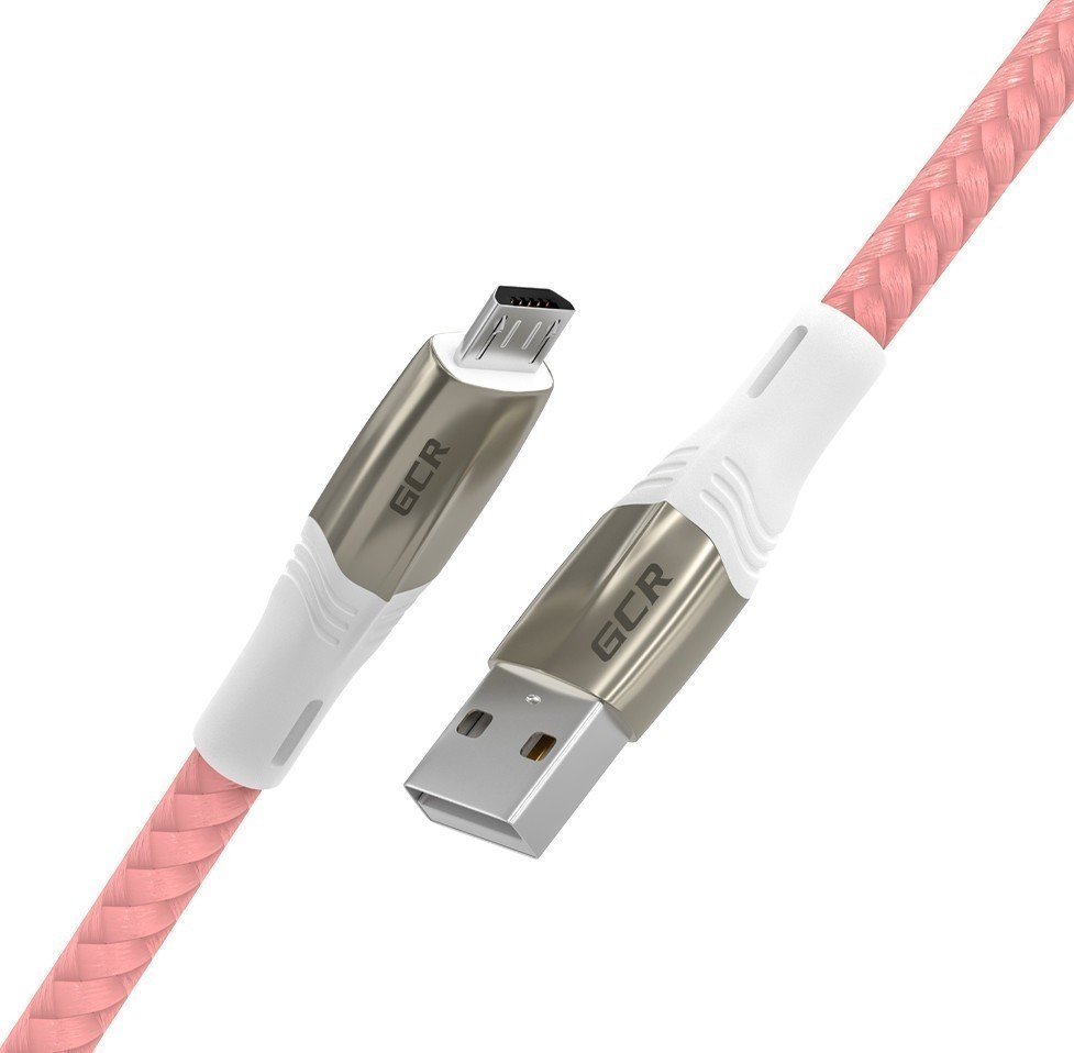 

Кабель USB-Micro USB, 2.4A быстрая зарядка, 1.2м, розовый Greenconnect MERCEDES GCR-51954 (GCR-51954), GCR-51954