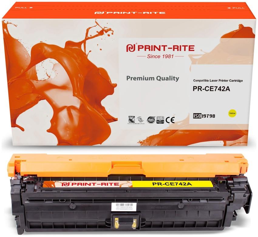 

Картридж лазерный Print-Rite PR-CE742A (№307A/CE742A), желтый, 7300 страниц, совместимый для CLJ CP5220/5225/5225n/5225dn