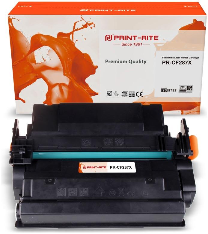 

Картридж лазерный Print-Rite PR-CF287X (№87X/CF287X), черный, 18000 страниц, совместимый для LaserJet Enterprise M506dn / M506x / M527dn / M527f / M527c, LaserJet Pro M501n