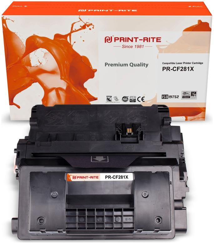 

Картридж лазерный Print-Rite PR-CF281X (№81X/CF281X), черный, 25000 страниц, совместимый для LaserJet Enterprise M630/M604n/M605n/M606dn