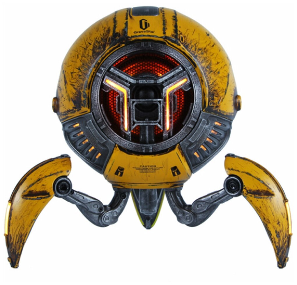 

Портативная акустика GravaStar Mars Pro War Damaged, 20 Вт, AUX, Bluetooth, подсветка, желтый, Mars Pro War Damaged