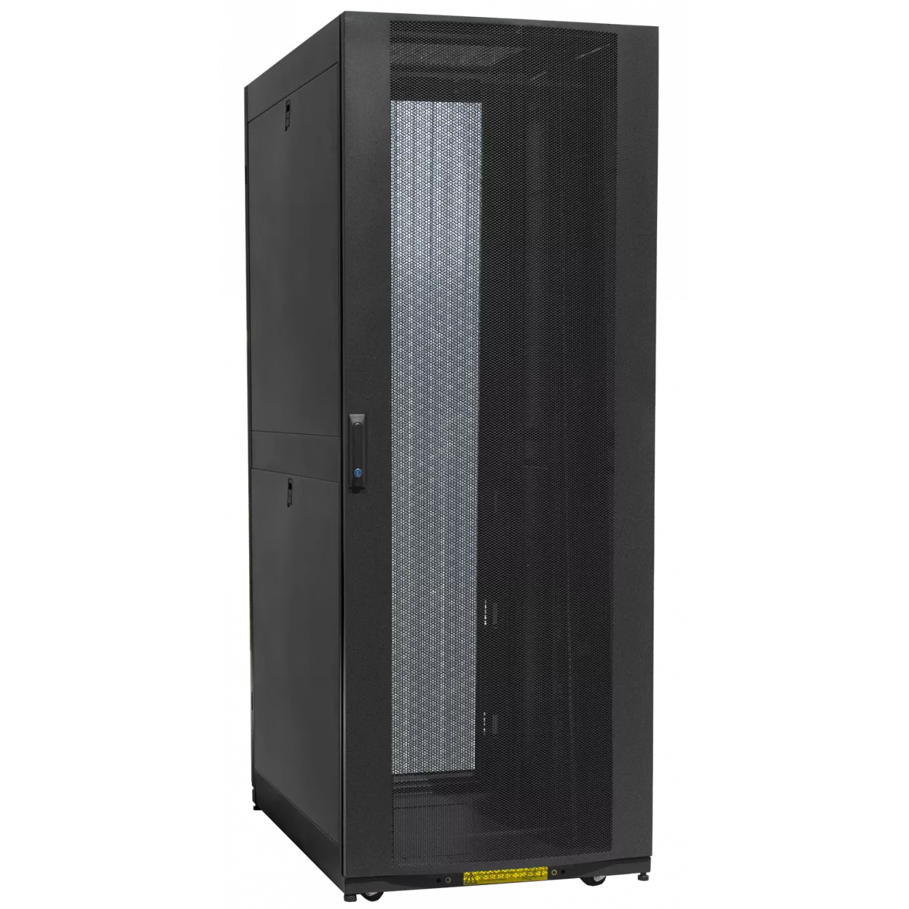 Шкаф серверный напольный 42U 800x800 мм, перфорация/металл, черный, разборный, SNR Metal Box MQ428080 (MQ428080)