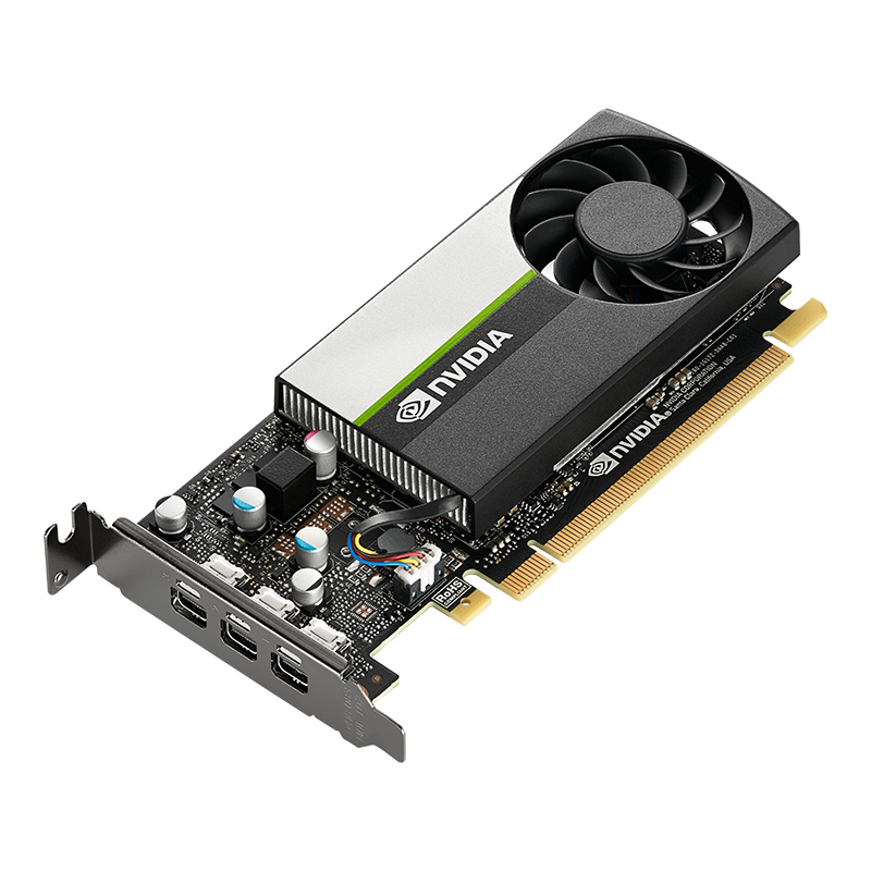 Видеокарта HP NVIDIA T400, 2Gb DDR6, 64bit, PCI-E, 3miniDP, Bulk (340K8AA) - фото 1