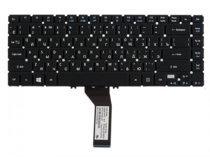 

Клавиатура для ноутбука Acer для Aspire R7-571, R7-571G, R7-572, R7-572G, черная без рамки, с подсветкой, гор. Enter (NK.I1417.0C2), Черный, NK.I1417.0C2