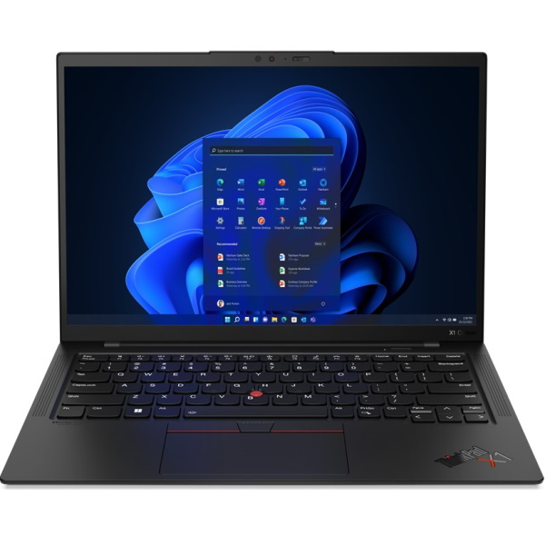 

Ноутбук Lenovo ThinkPad X1 Carbon 14" IPS 1920x1200 Touch, Intel Core i7 1260P 2.1 ГГц, 32Gb RAM, 1Tb SSD, W11Pro, черный (21CB006URT), X1 Carbon