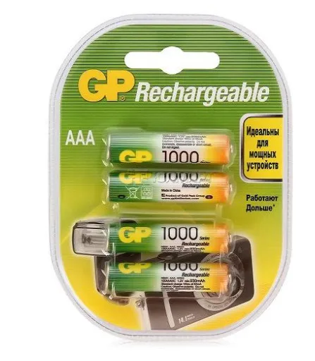 Аккумулятор GP GP100AAAHC-BL4 1000mAh AAA (уп. 4шт.)