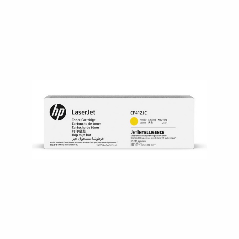 

Картридж лазерный HP 410J/CF412JC, желтый, 6000 страниц, оригинальный для HP CLJ M477/M452/M377dw, 410J