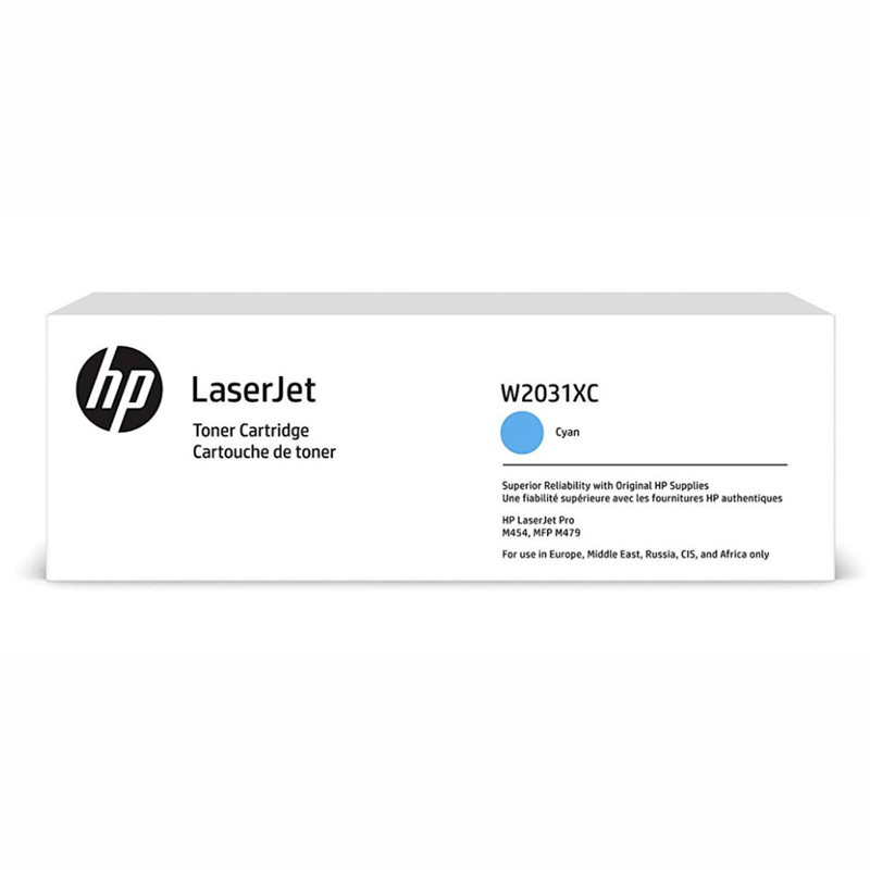 Картридж лазерный HP 415X/W2031XC, голубой
