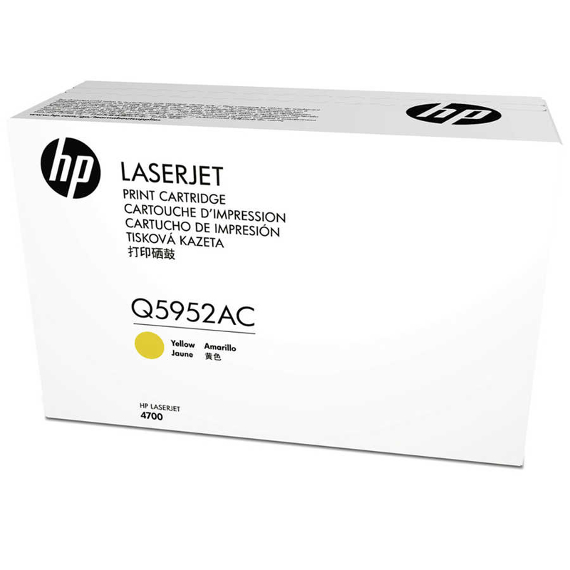 

Картридж лазерный HP 643A/Q5952AC, желтый, 10000 страниц, оригинальный для HP CLJ 4700, 643A