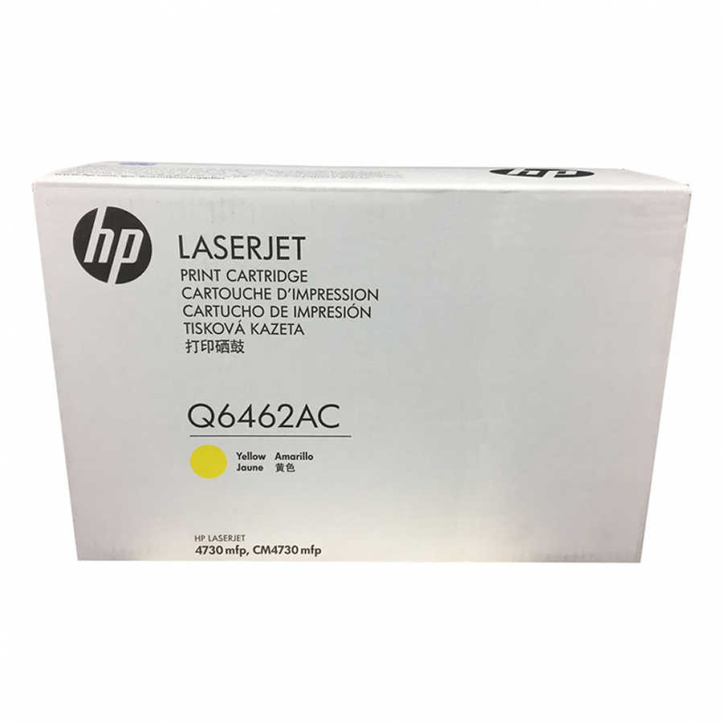 

Картридж лазерный HP 644A/Q6462AC, желтый, 12000 страниц, оригинальный для HP CLJ 4730, 644A
