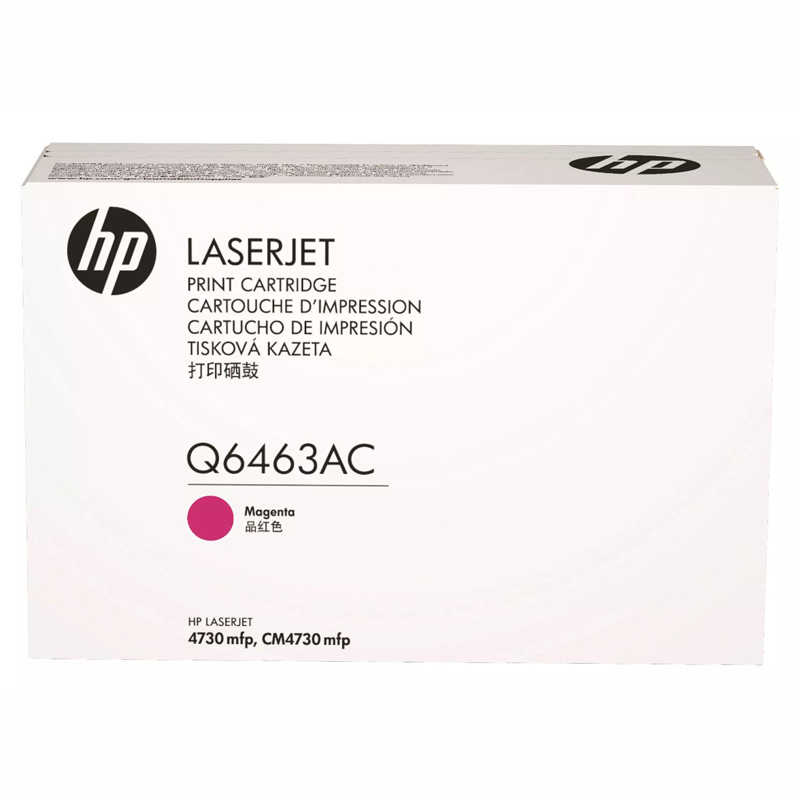 

Картридж лазерный HP 644A/Q6463AC, пурпурный, 12000 страниц, оригинальный для HP CLJ 4730, 644A