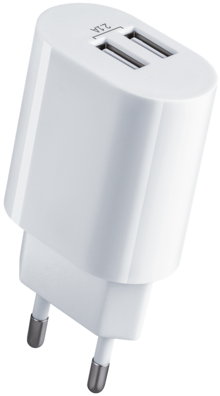 

Сетевое зарядное устройство Defender UPC-22 10.5W, 2xUSB, 2.1A, белый (83678), кабель microUSB, UPC-22